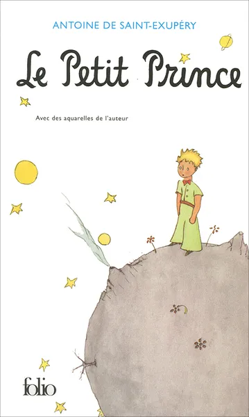 Обложка книги Le Petite Prince, Antoine de Saint-Exupery