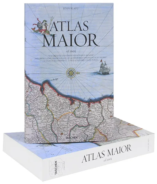 Обложка книги Atlas Maior of 1665 (подарочное издание), Joan Blaeu