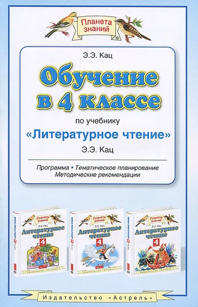 Обложка книги Обучение в 4 классе по учебнику 