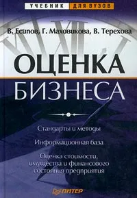 Обложка книги Оценка бизнеса, В. Есипов, Г. Маховикова, В. Терехова