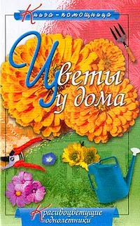 Обложка книги Цветы у дома: Однолетние красивоцветущие и декоративные растения, Комзалова Т.