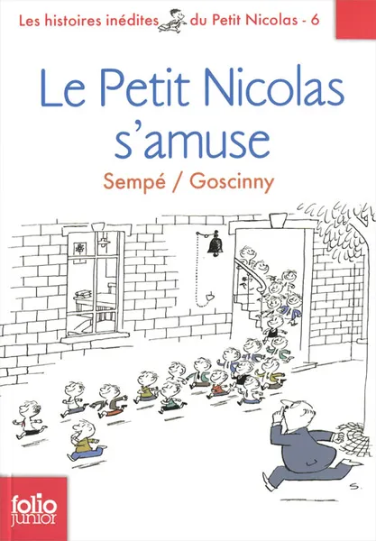 Обложка книги Le Petit Nicolas s'amuse, Госинни Рене