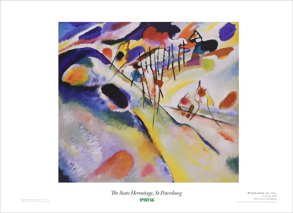 Обложка книги Wassily Kandinsky. Landscape. Постер, 