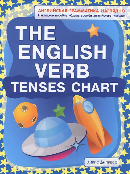 Обложка книги The English Verb Tenses Chart / Схема времен английского глагола. Наглядное пособие, Н. И. Максименко