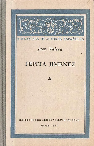 Обложка книги Pepita Jimenez, Juan Valera