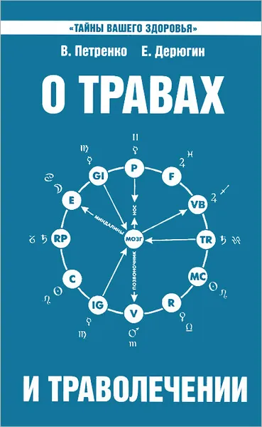 Обложка книги О травах и траволечении, В. Петренко, Е. Дерюгин