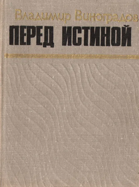 Обложка книги Перед истиной, Владимир Виноградов