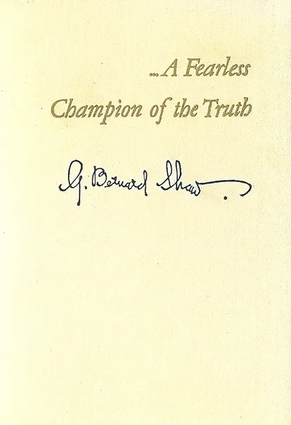 Обложка книги Бернард Шоу. Избранное, Бернард Шоу