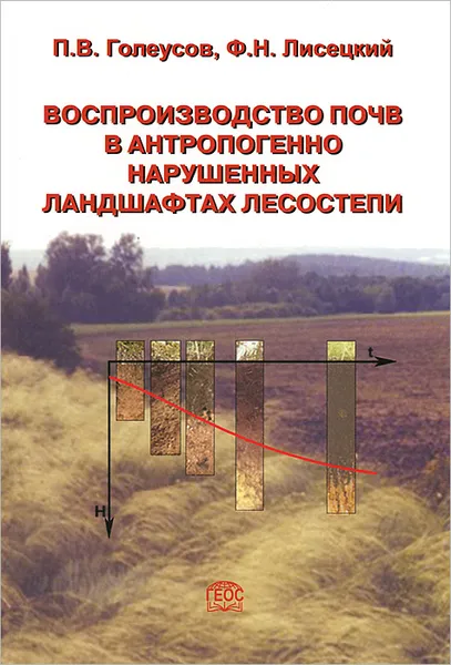 Обложка книги Воспроизводство почв в антропогенно нарушенных ландшафтах лесостепи, П. В. Голеусов, Ф. Н. Лисецкий