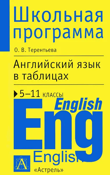Обложка книги Английский язык в таблицах. 5-11 классы, О. В. Терентьева