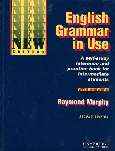 Обложка книги English Grammar in Use with Answer: A Self-Study Reference and Practice Book for Intermediate Students, Raymond Murphy