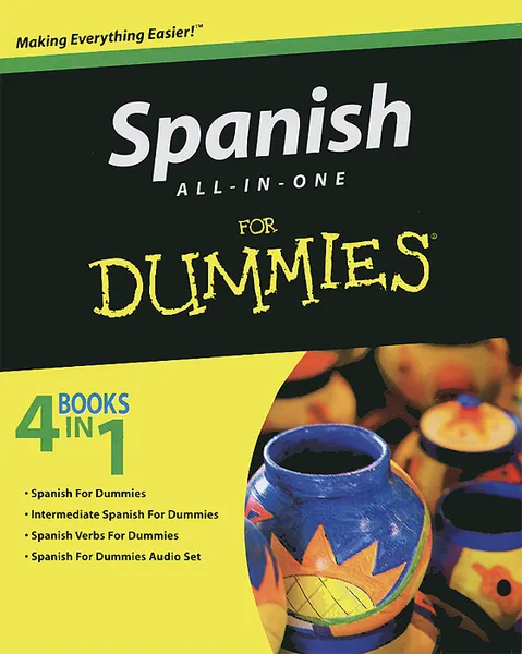Обложка книги Spanish All–in–One For Dummies (+ CD-ROM), Cecie Kraynak, Gail Stein, Susana Wald, Jessica M. Langemeier, Berlitz