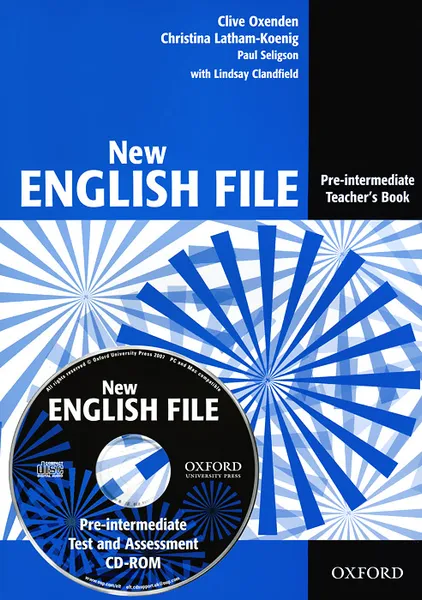 Обложка книги New English File: Pre-Intermediate: Teacher's Book (+ CD-ROM), Clive Oxenden, Christina Latham-Koenig, Paul Seligson, Lindsay Clandfield