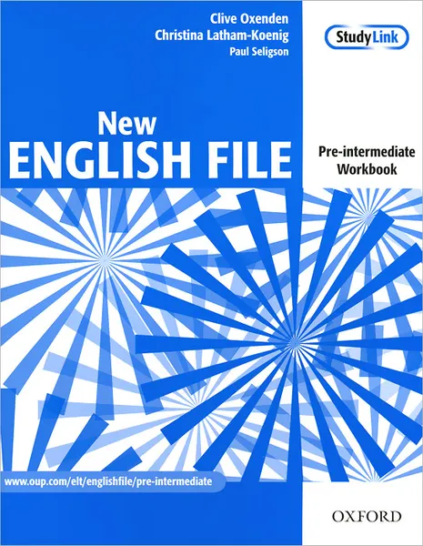 Обложка книги New English File: Pre-intermediate: Workbook (+ CD-ROM), Clive Oxenden, Christina Latham-Koenig, Paul Seligson