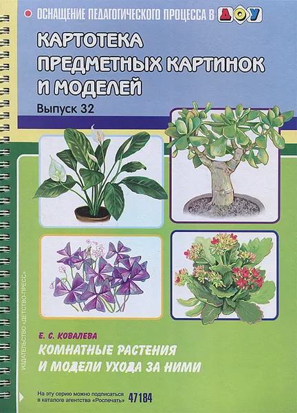 Обложка книги Комнатные растения и модели ухода за ними, Е. С. Ковалева