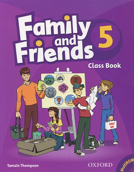 Обложка книги Family and Friends 5: Class Book (+ CD-ROM), Tamzin Thompson