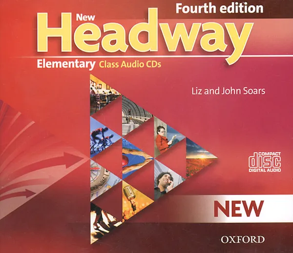 Обложка книги New Headway: Elementary (аудиокурс на 3 CD), John and Liz Soars