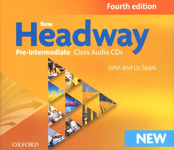 Обложка книги New Headway: Pre-Intermediate (аудиокурс на 3 CD), John and Liz Soars