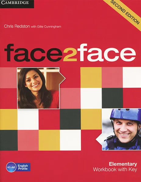 Обложка книги face2face Elementary Workbook with Key, Chris Redston