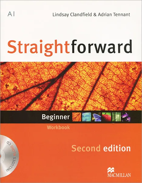 Обложка книги Straightforward: Workbook: Beginner Level (+ CD-ROM), Lindsay Clandfield, Adrian Tennant