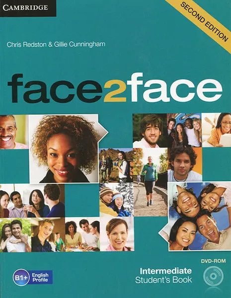 Обложка книги Face 2 Face: Intermediate: Student's Book (+ DVD-ROM), Chris Redston, Gillie Cunningham