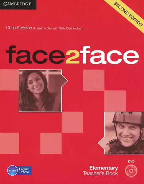 Обложка книги Face 2 Face: Elementary: Teacher's Book (+ DVD-ROM), Chris Redston, Jeremy Day, Gillie Cunningham