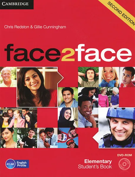 Обложка книги Face2Face: Elementary Student's Book (+ DVD-ROM), Chris Redston, Gillie Cunningham