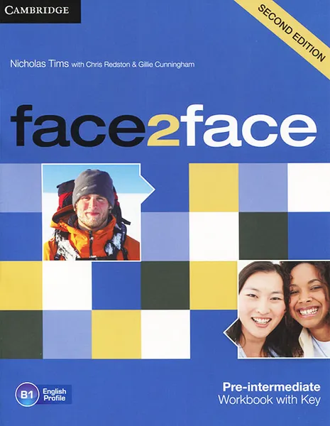 Обложка книги Face2Face: Pre-intermediate Workbook with Key, Nicholas Tims with  Chris Redston & Gillie Cunningham