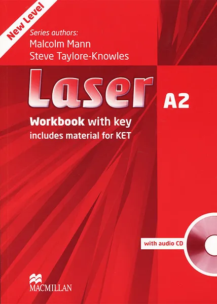 Обложка книги Laser: Workbook with Key: Level A2 (+ CD-ROM), Malcolm Mann, Steve Taylore-Knowles