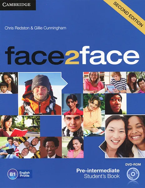 Обложка книги Face2Face: Pre-intermediate Student Book (+ DVD-ROM), Chris Redston, Gillie Cunningham