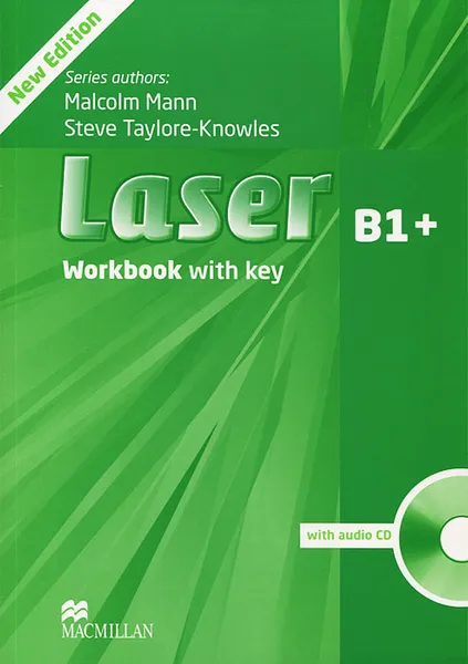 Обложка книги Laser B1+: Workbook With Key (+ CD-ROM), Malcolm Mann, Steve Taylore-Knowles