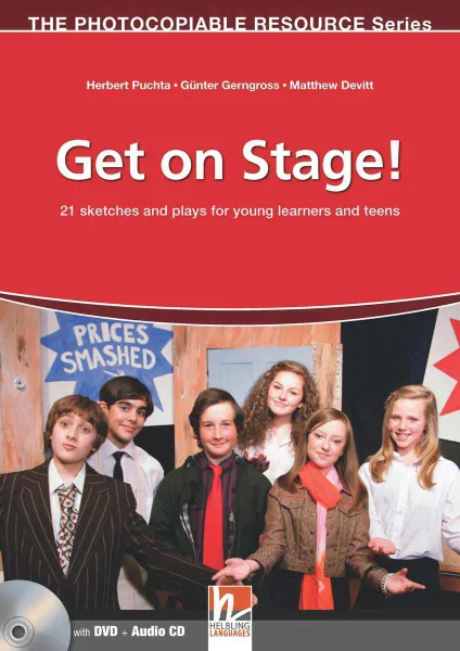 Обложка книги Get on Stage! + CD + DVD, Puchta H., Gerngross G., Devitt M.