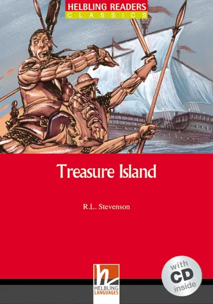 Обложка книги Treasure Island + CD (Level 3) by Robert Luis Stevenson, Robert Louis Stevenson