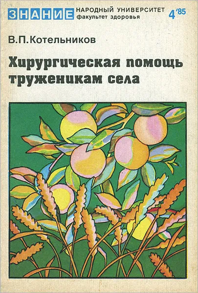 Обложка книги Хирургическая помощь труженикам села, В. П. Котельников