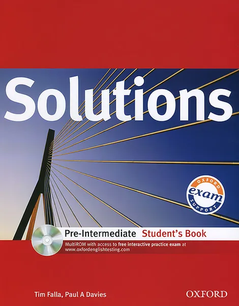 Обложка книги Solutions: Pre-Intermediate: Student's Book (+ CD-ROM), Tim Falla, Paul A. Davies
