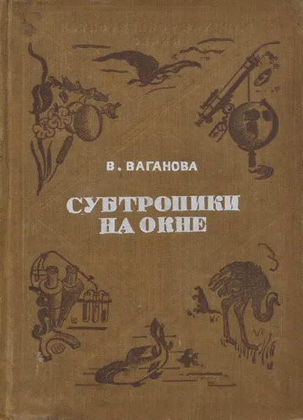 Обложка книги Субтропики на окне, В. Ваганова