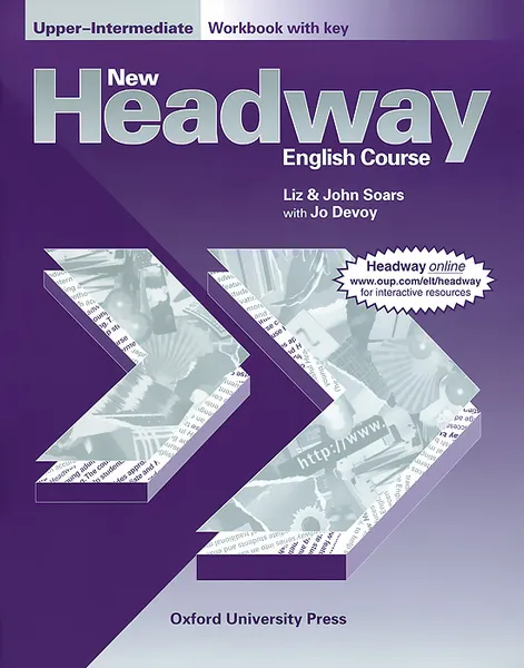 Обложка книги New Headway English Course: Upper-Intermediate: Workbook with Key, Liz & John Soars, Jo Devoy