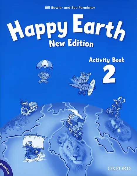 Обложка книги Happy Earth 2: Activity Book (+ CD-ROM), Bill Bowler and Sue Parminter