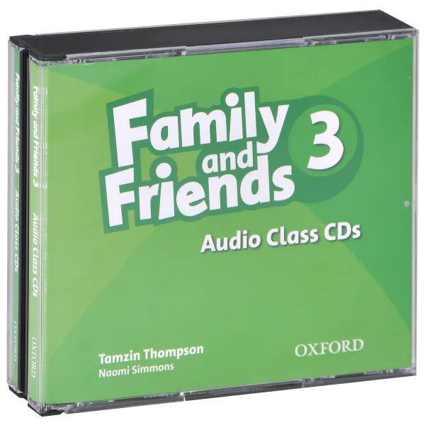 Обложка книги Family and Friends 3: Audio Class (аудиокурс на 3 CD), Tamzin Thompson, Naomi Simmons