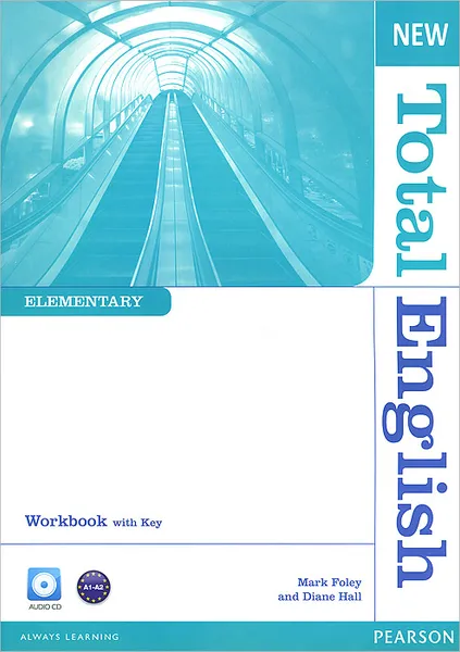 Обложка книги New Total English: Elementary: Workbook with Key (+ CD), Mark Foley and Diane Hall