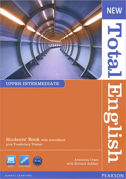 Обложка книги New Total English: Upper Intermediate: Student's Book (+ DVD-ROM), Araminta Crace, Richard Acklam