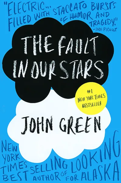 Обложка книги The Fault in Our Stars, John Green