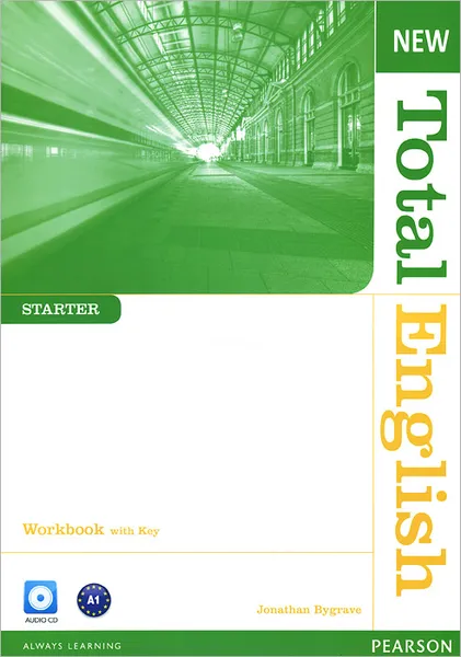 Обложка книги New Total English: Starter: Workbook with Key (+ CD), Jonathan Bygrave