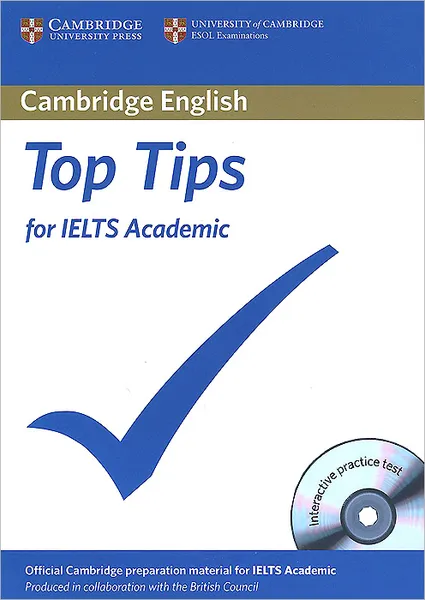 Обложка книги Top Tips for IELTS Academic (+ CD-ROM), 