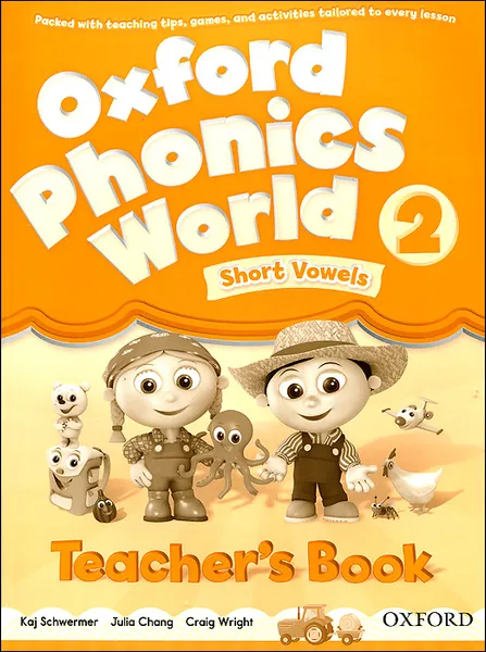 Обложка книги Oxford Phonics World 2: Teacher's Book, Craig Wright, Kaj Schwermer, Julia Chang