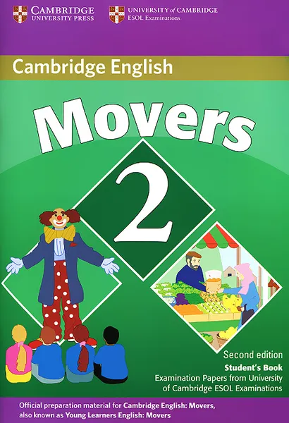 Обложка книги Movers 2: Student's Book: Examination Papers from the University of Cambridge ESOL Examinations, 