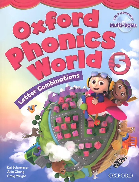 Обложка книги Oxford Phonics World 5: Student Book (+ 2 DVD-ROM), Kaj Schwermer, Julia Chang, Craig Wright