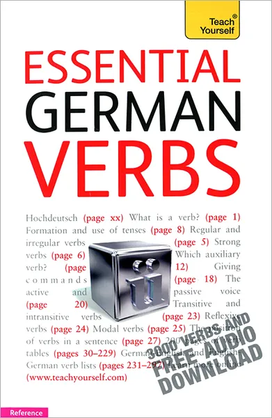 Обложка книги Teach Yourself: Essential German Verbs, Silvia Robertson, Ian Roberts