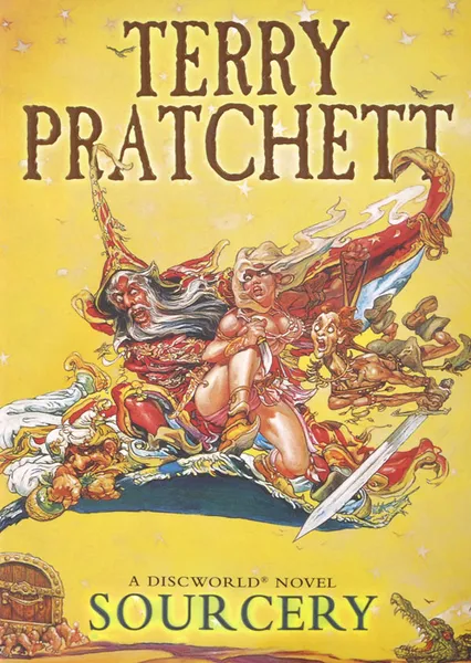 Обложка книги Sourcery, Terry Pratchett