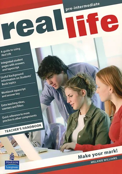 Обложка книги Real Life: Pre-Intermediate: Teacher's Handbook, Melanie Williams